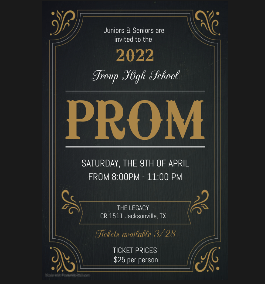 prom flyer